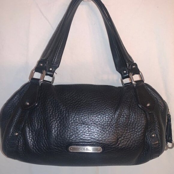 Cole Haan Black leather satchel - Picture 1 of 11
